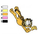 Garfield 37 Embroidery Design